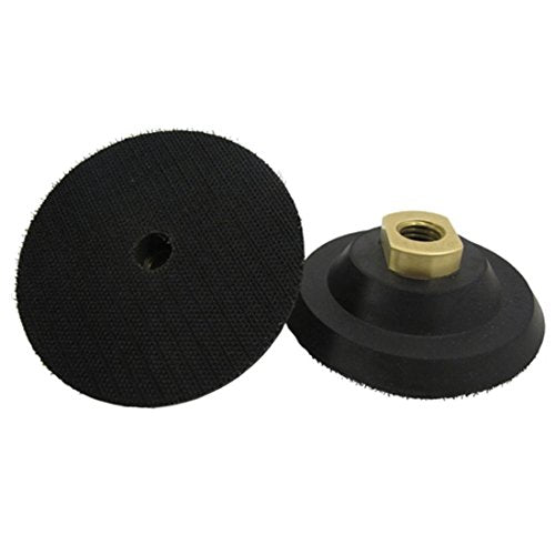 3 Inch Flexible Back Up Pad 5/8-11 Brass Thread - Pack of 2